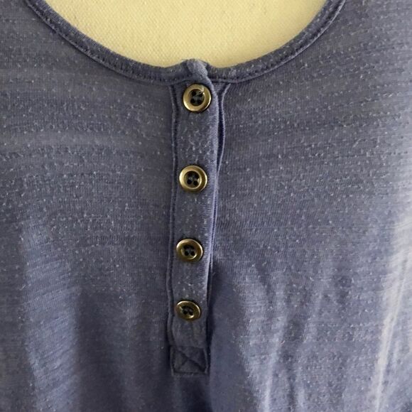 Splendid Blue/Purple Four Button Tank Top - Picture 2 of 5